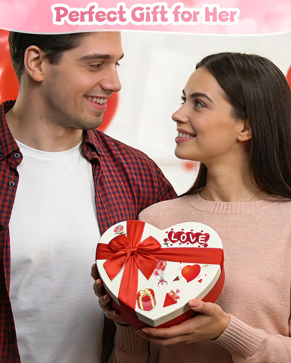 Eoaod Valentine party favors stickers create memorable gifts and treat bags