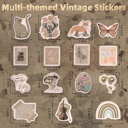 Eoaod notebook stickers set with high-definition prints for personalization