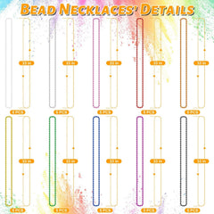 EOBOH 33-inch bead necklaces offering versatile festival wear and sharing.