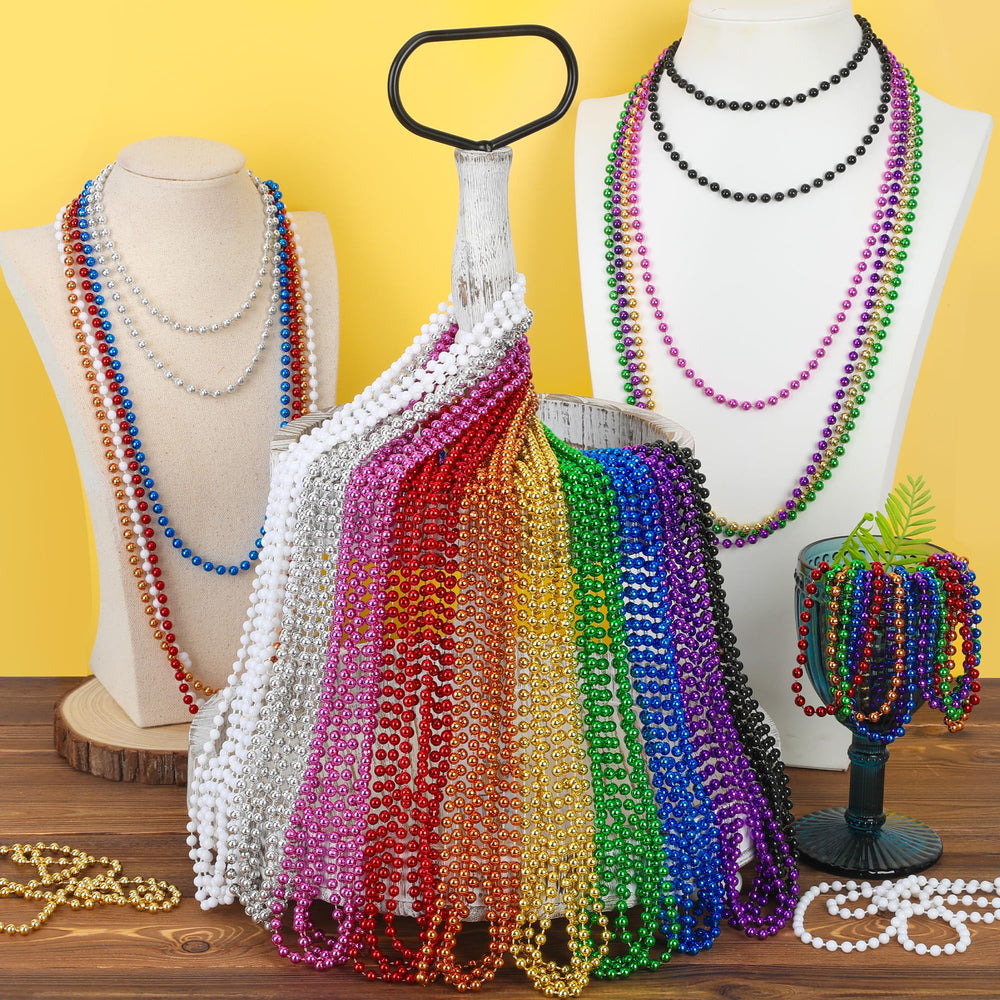 EOBOH bead necklaces serve as easy party favors and decor.