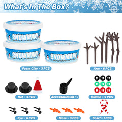 EOBOH Snowman Kit hats enabling cute snowman customization and imaginative play.