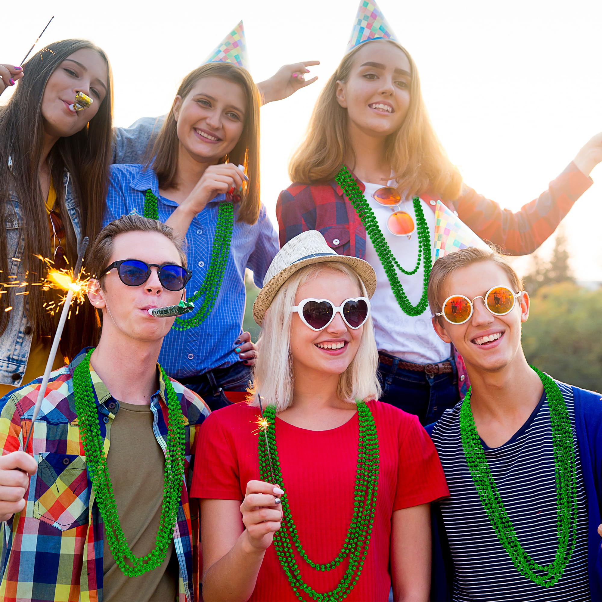 EOBOH durable plastic beads for repeated party use