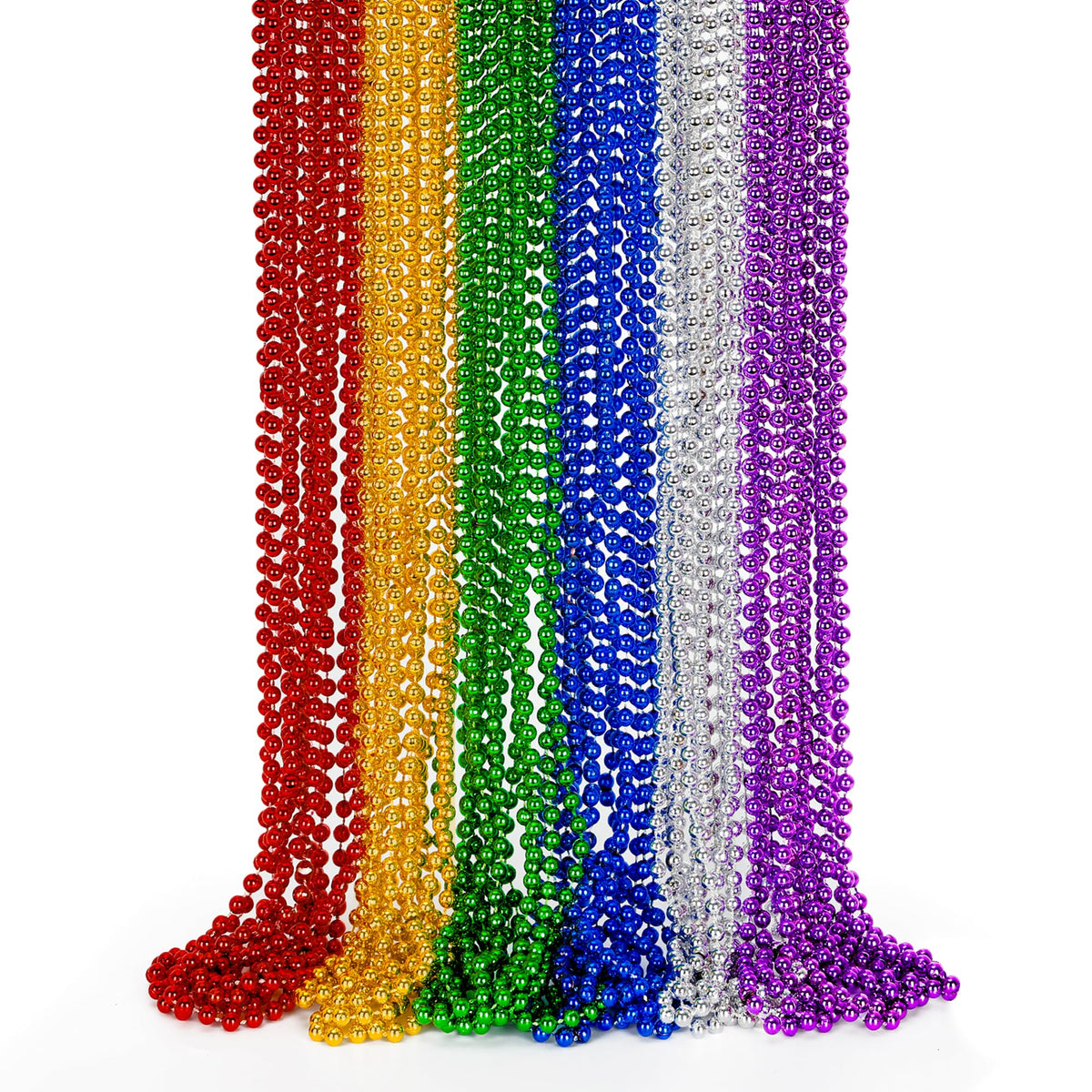 EOBOH Mardi Gras beads collection in 33 inch length for versatile party accessories.