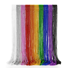 EOBOH Mardi Gras beads collection with festive metallic designs for celebrations.