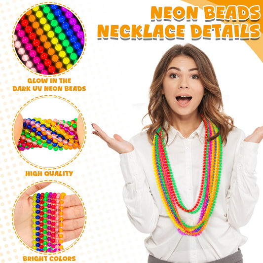 EOBOH neon beads add color and shine for weddings, birthdays, and holiday celebrations.