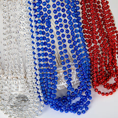 EOBOH memorial day patriotic necklaces for unisex wear.