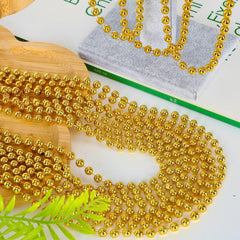EOBOH parade beads set in classic gold for celebrations.