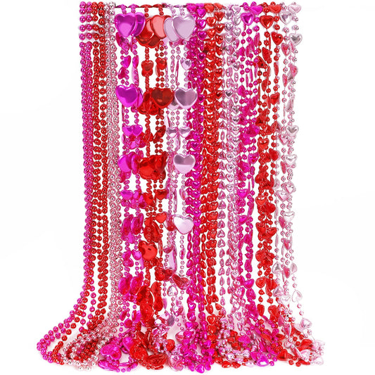 EOBOH Valentines heart necklace pattern 1 for festive event styling.