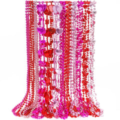 EOBOH Valentines heart necklace pattern 1 for festive event styling.