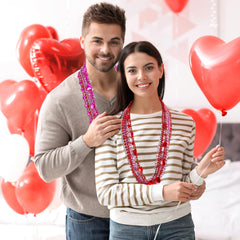 EOBOH Valentines heart necklace pattern 7 bulk gift idea for guests.