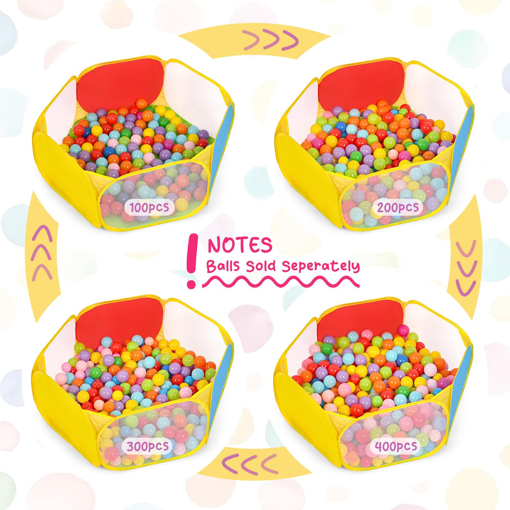 Eocolz ball pit storage bag keeps accessories organized after play.