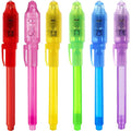 EODVICS invisible ink pen cap light reveals secret messages with UV lamp.