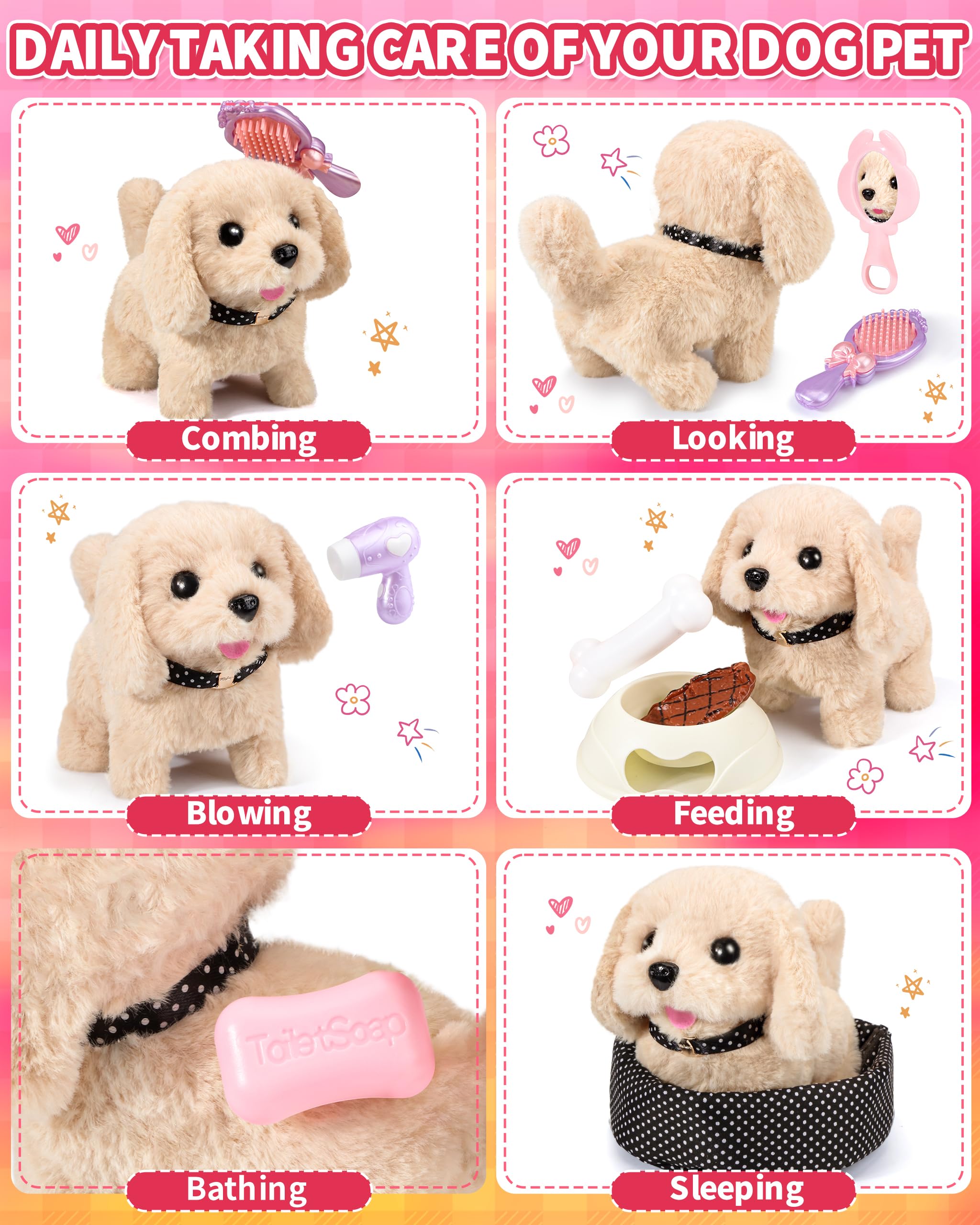 Backpack setup lets kids carry plush puppy and gear on outings