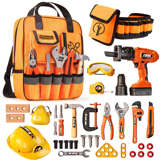 Eohemeral Kids Tool Set belt for compact indoors and outdoors pretend play.