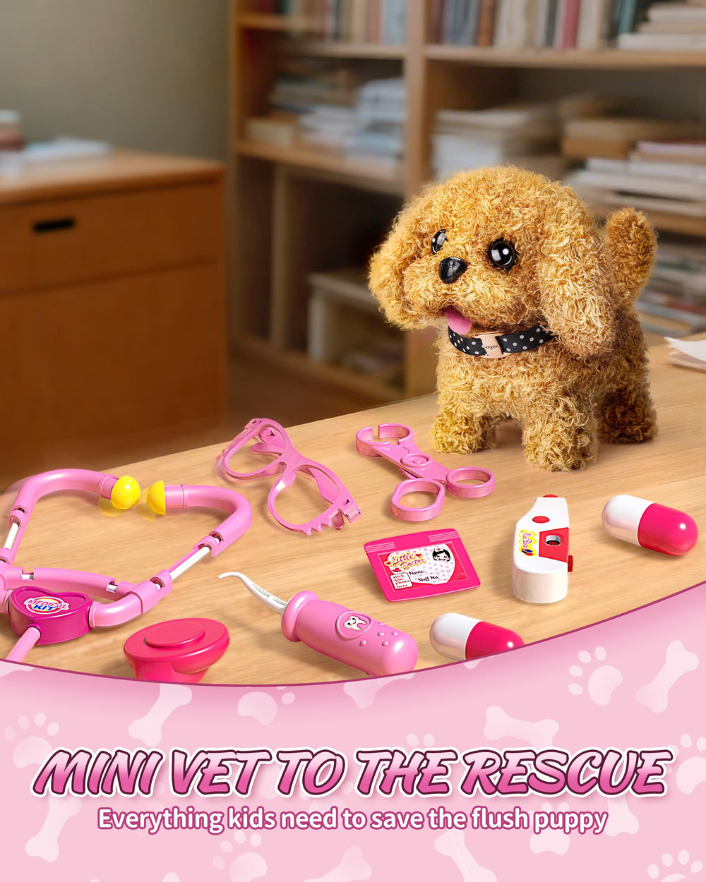 Eohemeral Pet Vet Kit sturdy doctor bag for tidy storage