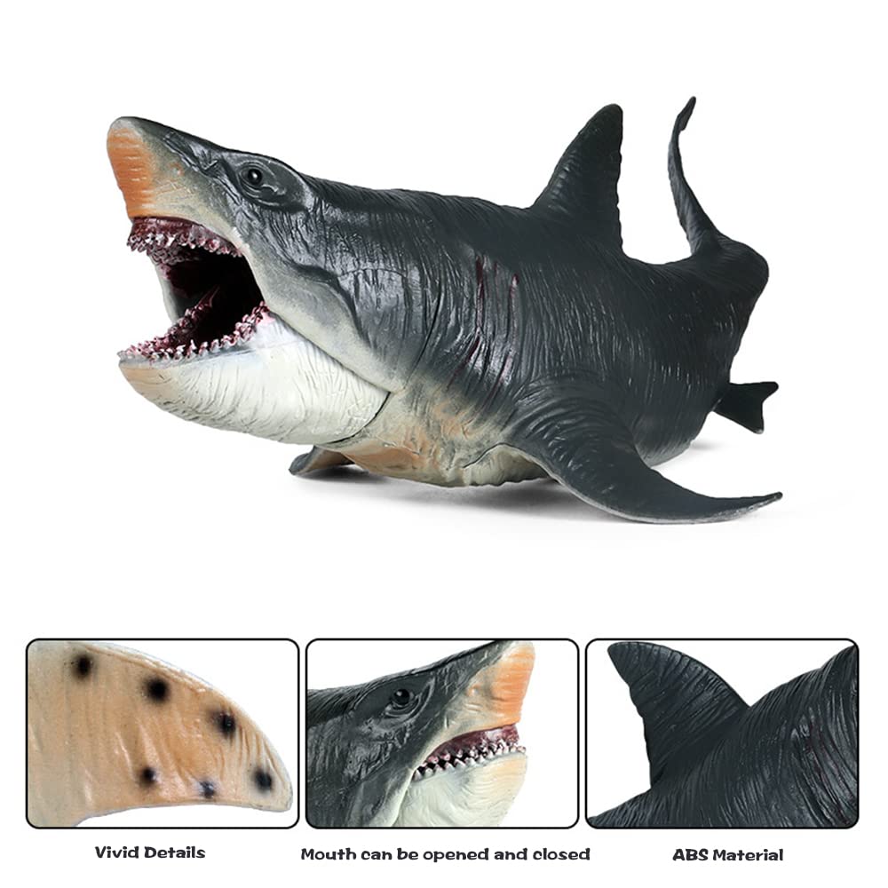EOIVSH Megalodon bath toy for splashy learning