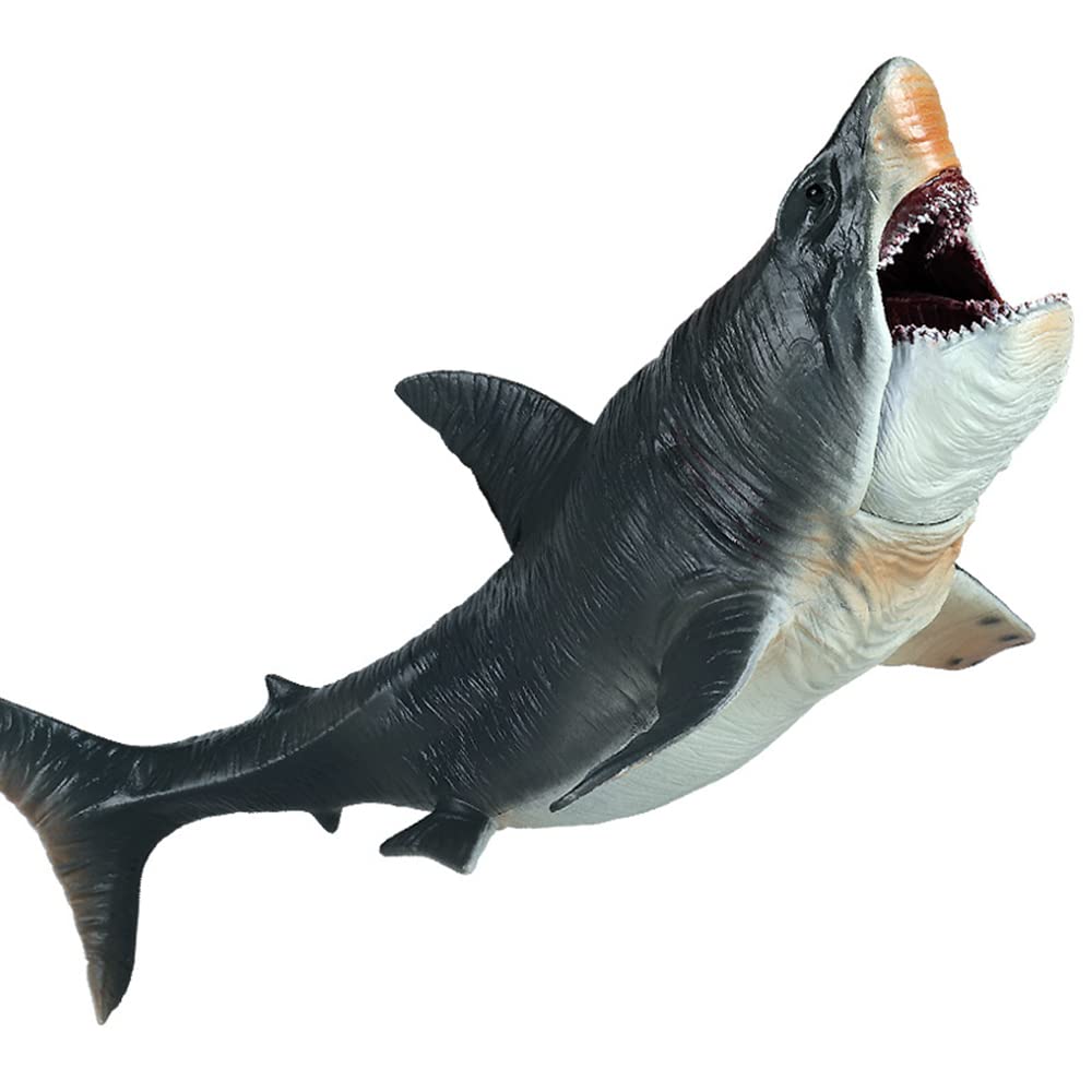 EOIVSH Megalodon shark toy figurine for imaginative play and display