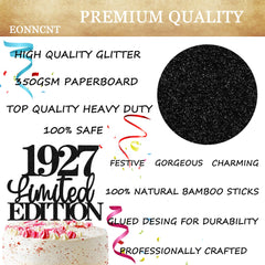 EONNCNT 1927 glitter detail topper suits both simple and layered cakes.