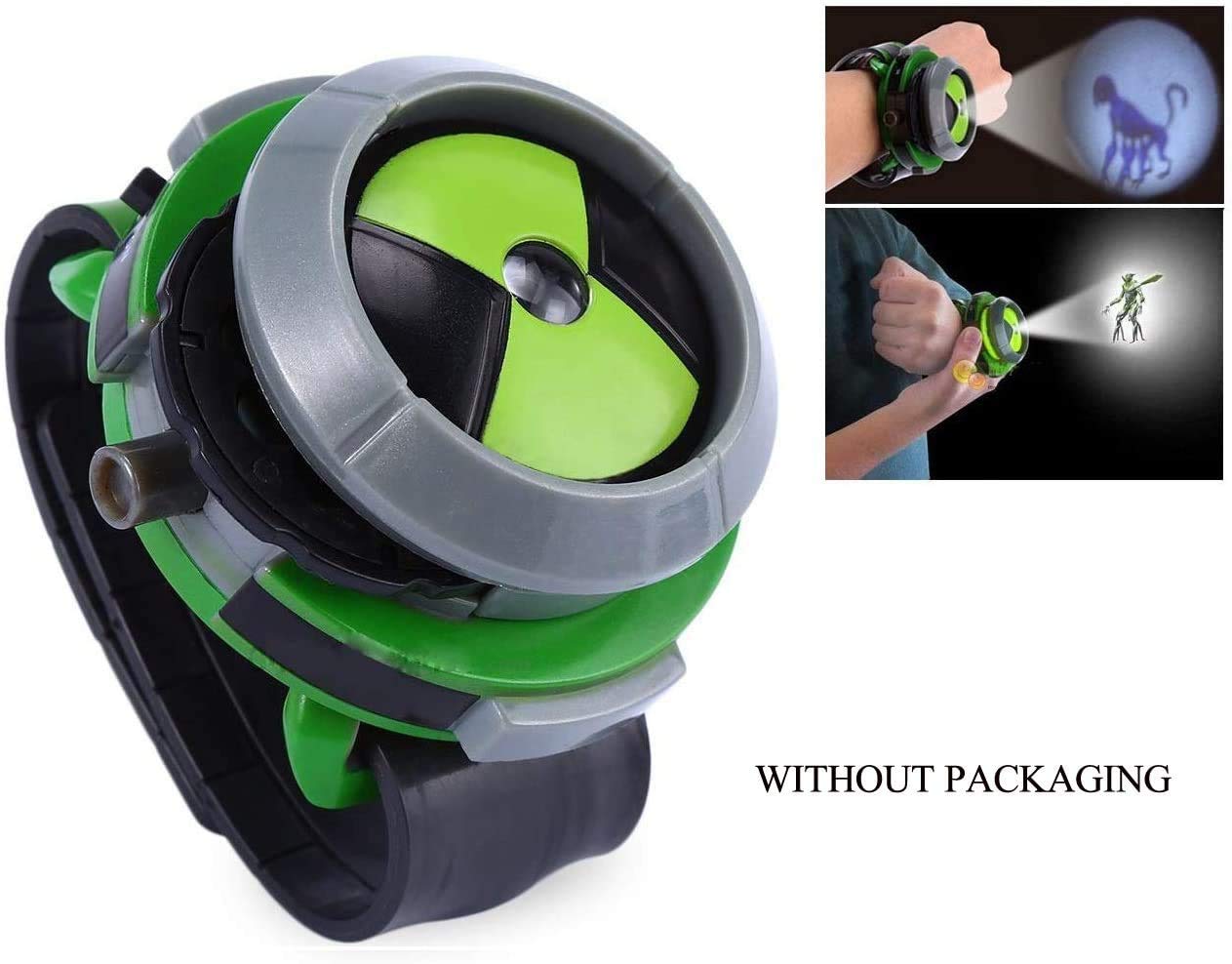 Eonthry Ben Omnitrix watch side button activates character reveal