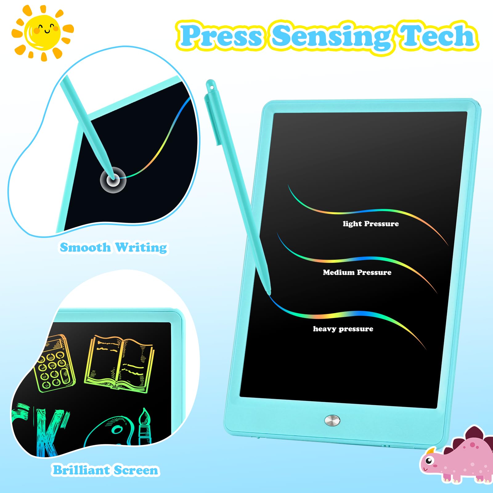 EooCoo 10-inch tablet is ultra-thin and lightweight for easy carrying