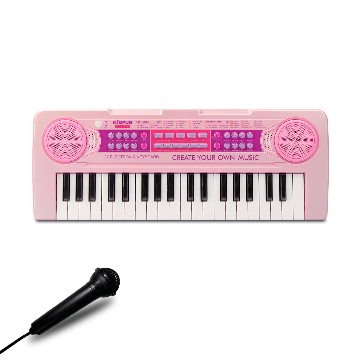 EOOLEOW kids piano with lighting follow mode guides young players through notes