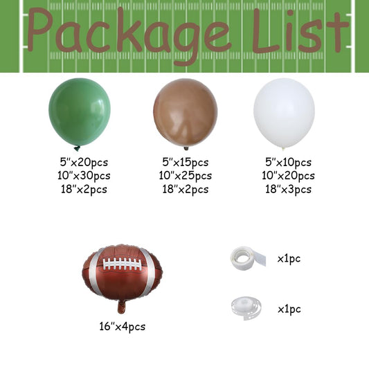 Eopelsm sage green latex balloons add a modern touch to sports celebrations