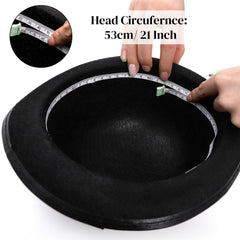 Eorbow bowler hat roll brim detail with classic silhouette