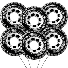 Eostankr 30-inch wheel balloons show bold race car wheels for standout party decor