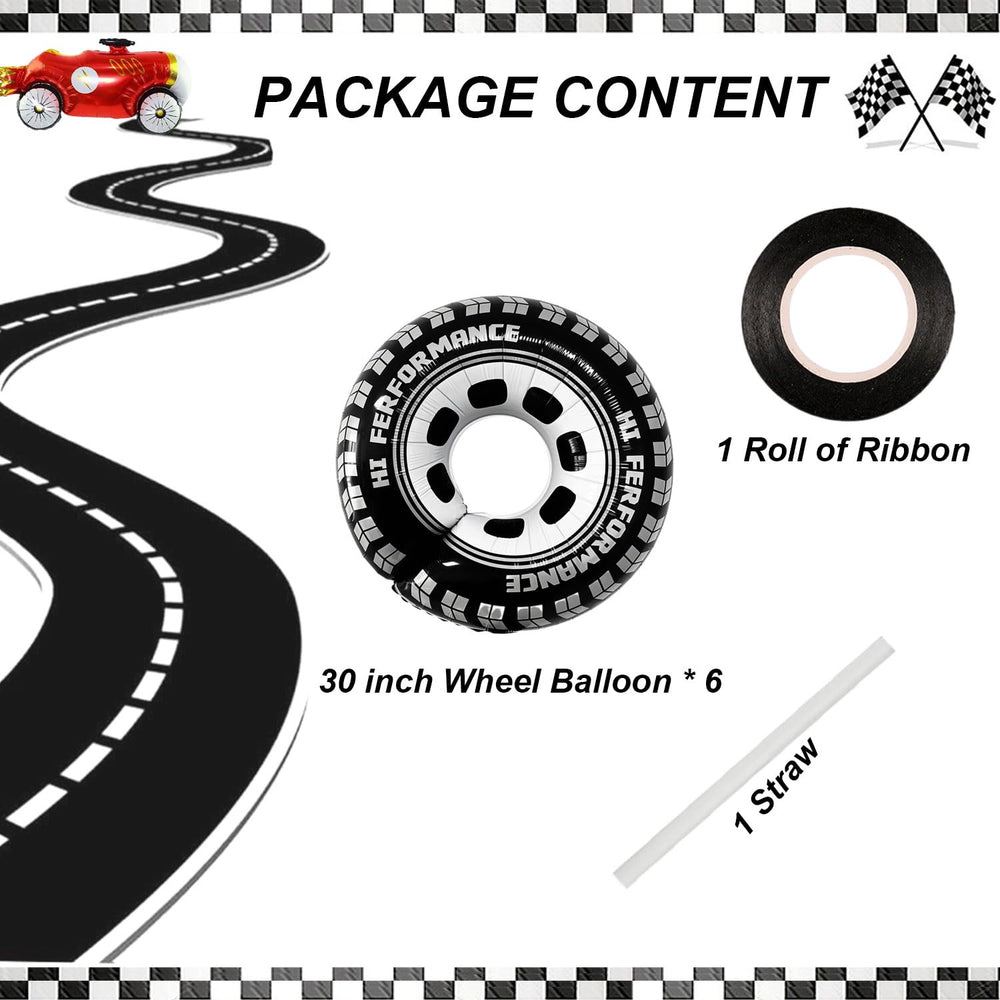 Eostankr easy setup decoration display for race-themed parties