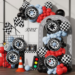 Eostankr foil wheel balloons with glossy finish for festive event styling