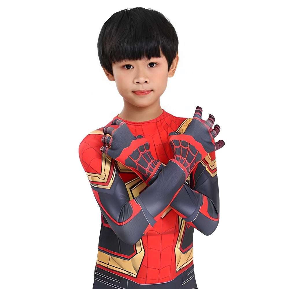 eoxoe Heroes Kids Bodysuit with detachable mask for imaginative Halloween play