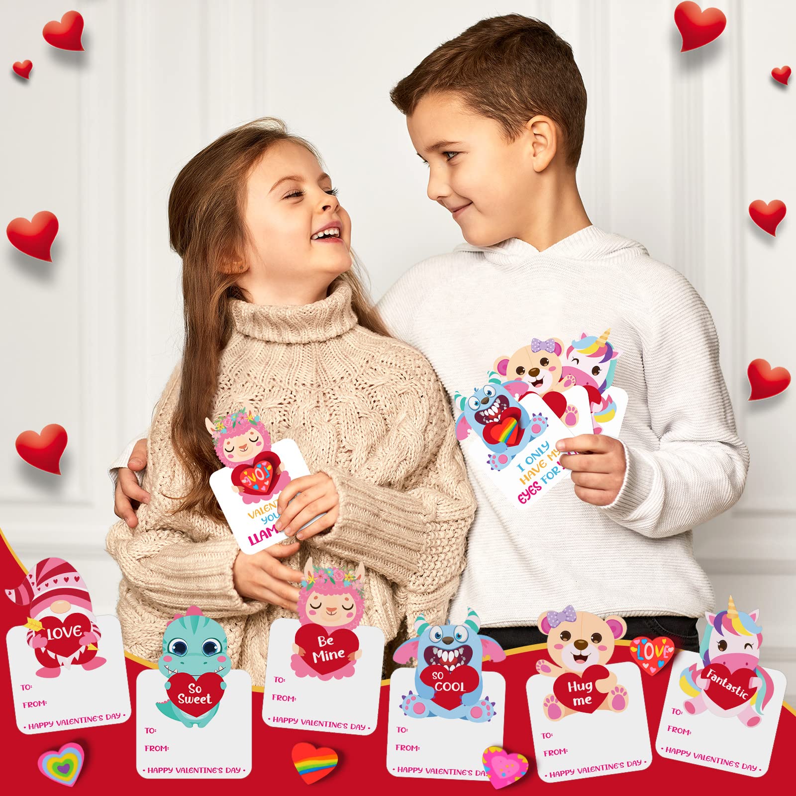 Epakh valentines bunny cards create cute tokens for classmates