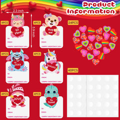 Epakh valentines gnome cards with warm notes for friends