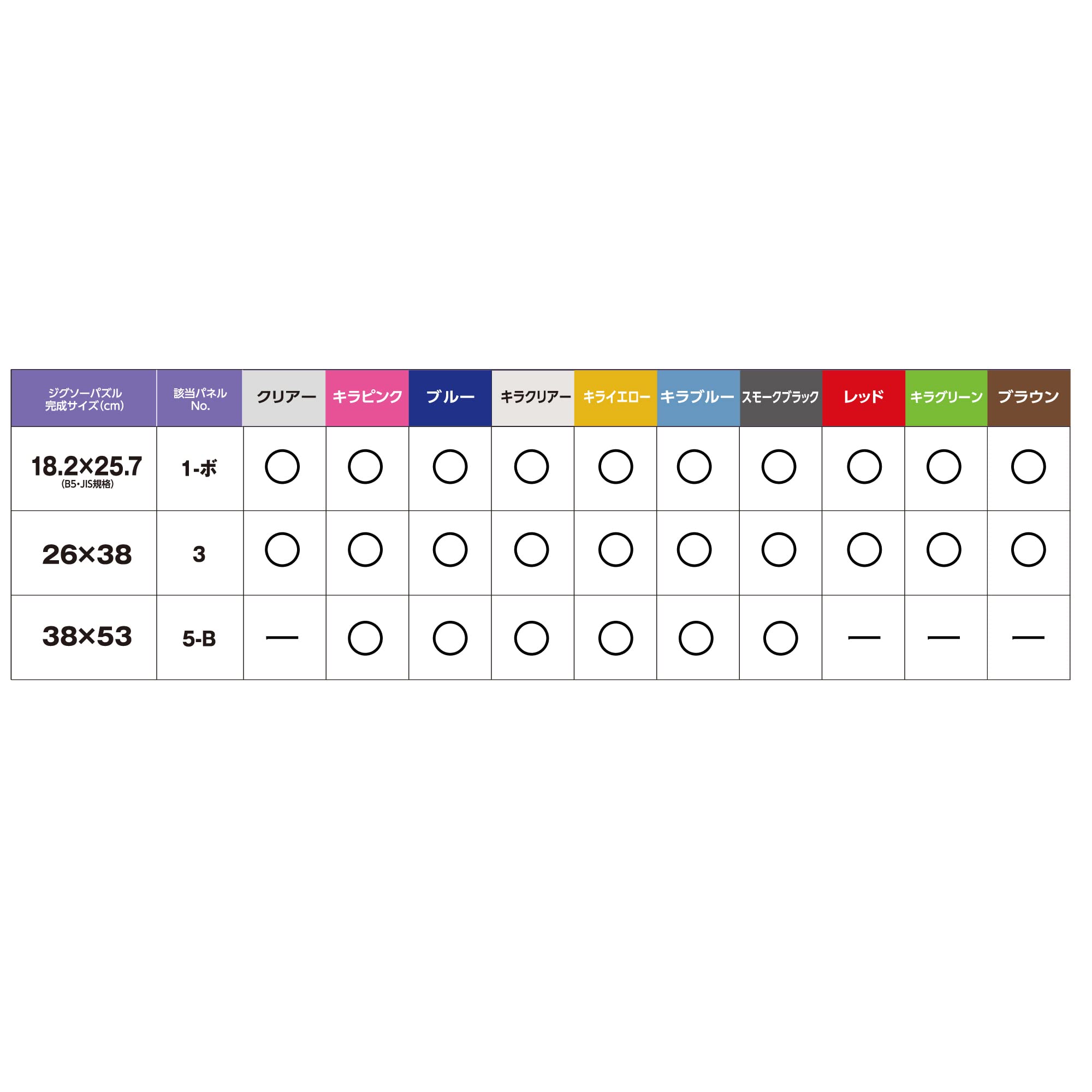 EPOCH Crystal Panel Kira Pink One sized for 7.2 x 10.2 inch puzzles