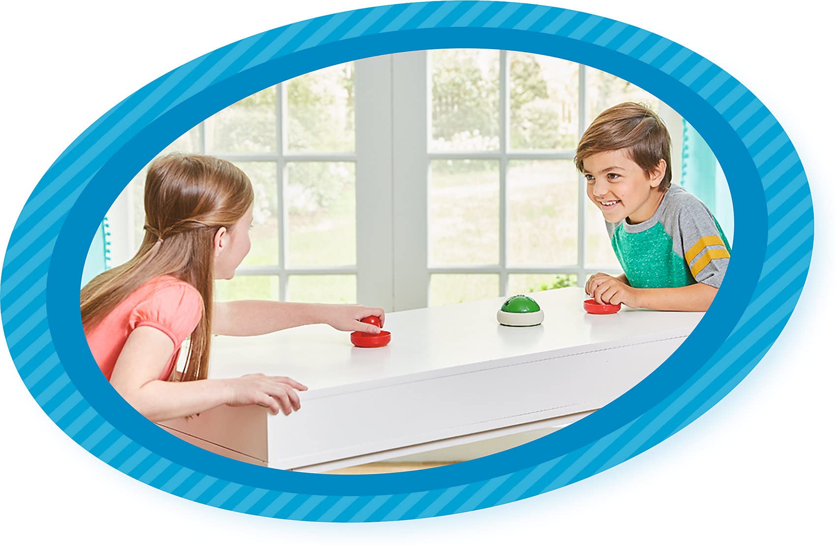 Epoch Games Hover Shell Strike two-player rally for competitive family fun.