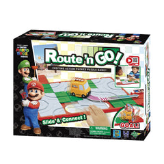 Epoch Mario Route 'N Go box art hints at adventurous setup.