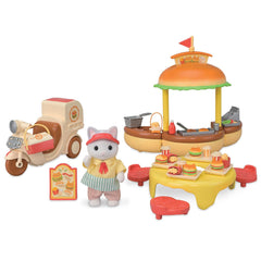 Epoch Sylvanian delivery scooter ready for pretend meals