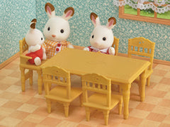 Relief-detail surfaces on Epoch Sylvanian furniture enhance realism