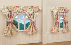 Epoch Sylvanian Families curtain hooks enable quick, secure mounting