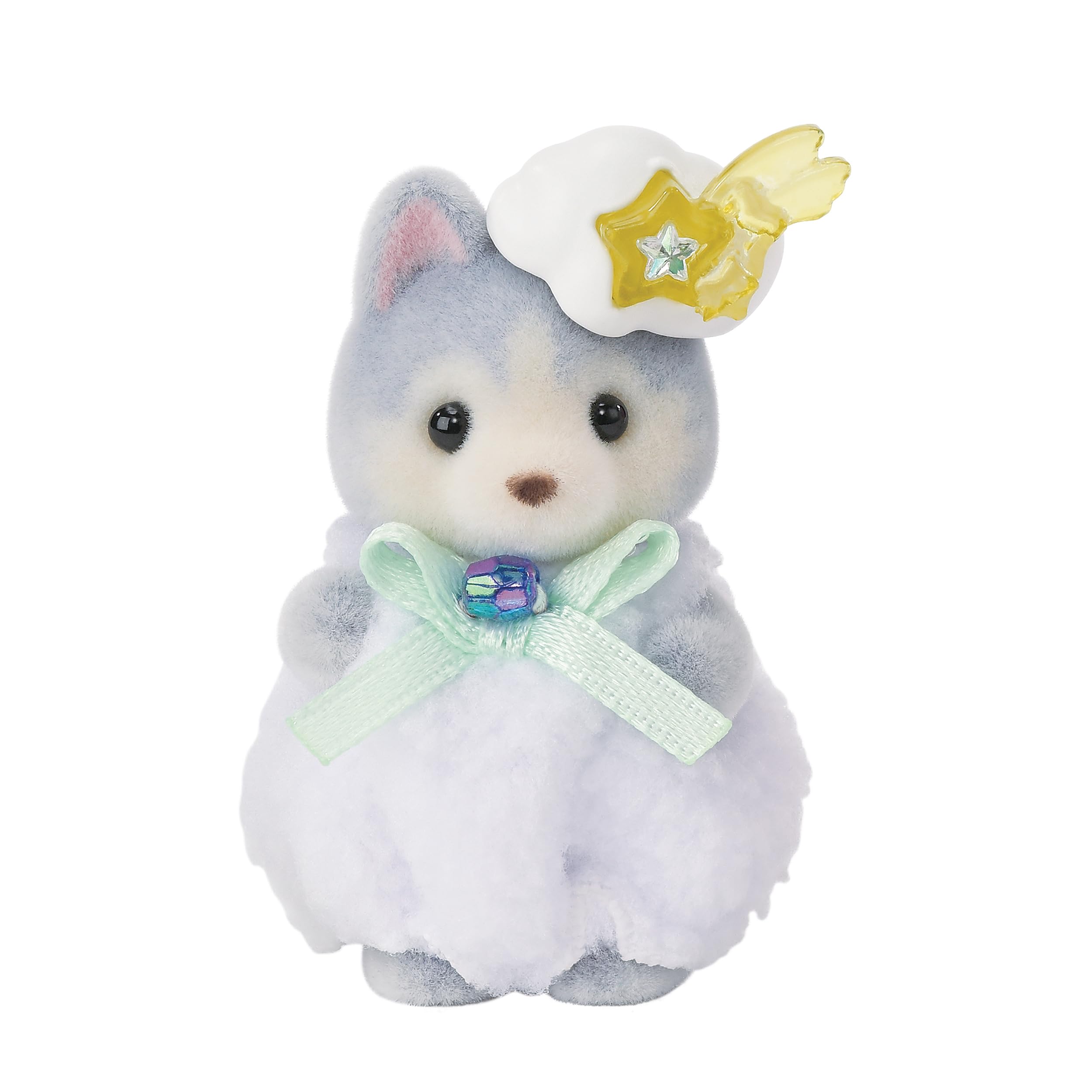 Epoch Sylvanian Families: Gemstone accents on Lily invite tactile exploration