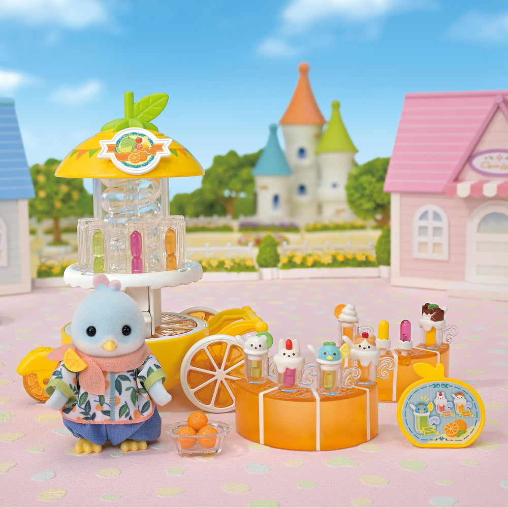 Epoch Sylvanian twenty-four juice variations visually displayed