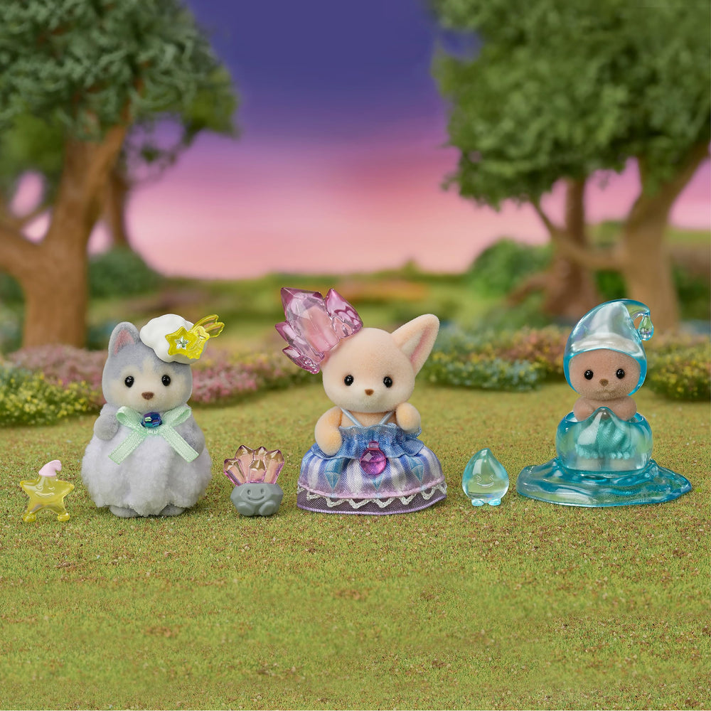 Epoch Sylvanian Families: Kayley the Lakco baby with ladder accessory