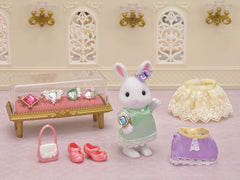 EPOCH Sylvanian accessories with sparkling rhinestones add visual charm to outfits