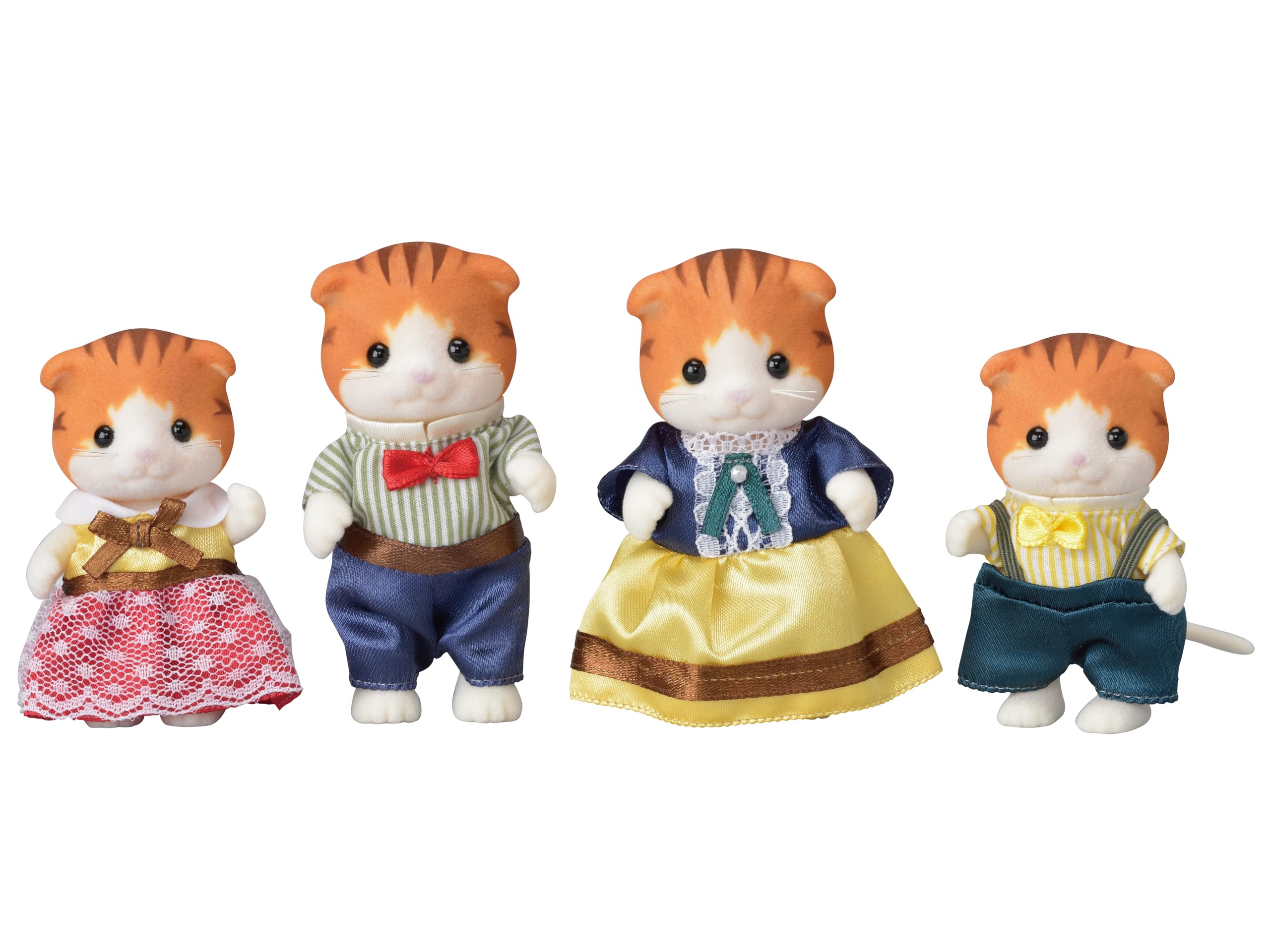 EPOCH Maple Cat Dad poseable figure for expressive family scenes.