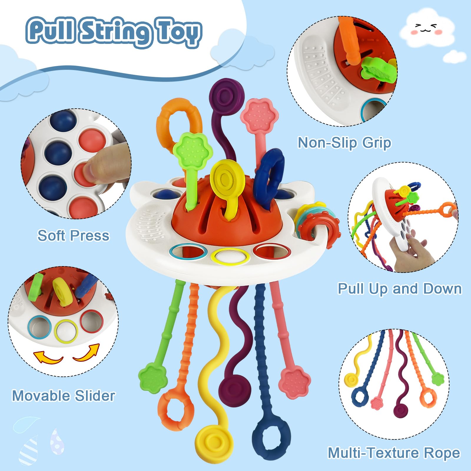 Epogg suction cup spinner spins fast on flat surfaces for visual tracking.