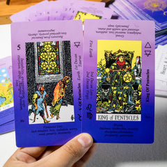 Close-up of Erbacan card stock showing durability and handling.