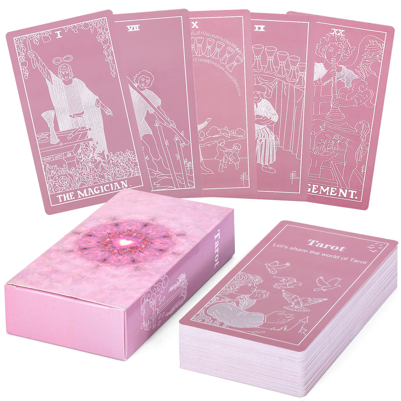 Erbacan Guidebook cover showcasing a 104-page learning resource for tarot study.