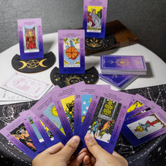 Erbacan purple gradient backs create a focused reading mood.