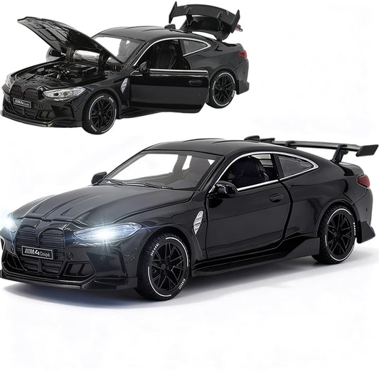 ERBADIHAGO M4 model car front view with durable zinc alloy finish for durable play