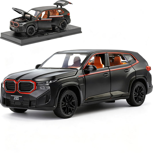 ERBADIHAGO 1/32 XM model car overview, a compact, kid-friendly collectible.